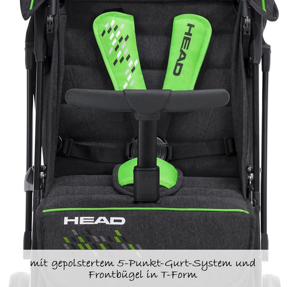 Knorr Baby Buggy Head Sport - Darkgrey-Green
