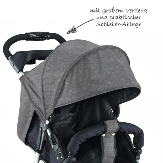 Knorr Baby Buggy & Sportwagen V-Easy Fold - Melange Grau