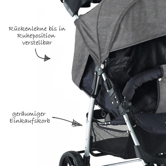 Knorr Baby Buggy & Sportwagen V-Easy Fold - Melange Grau