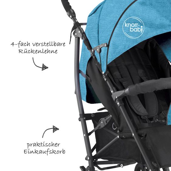 Knorr Baby Buggy Styler - Melange Petrol