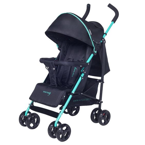Knorr Baby Buggy Styler mit Schlummerverdeck - Schwarz Grün