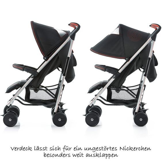 Knorr Baby Buggy Volkswagen Convert - Schwarz Rot