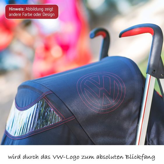 Knorr Baby Buggy Volkswagen Convert - Schwarz Rot