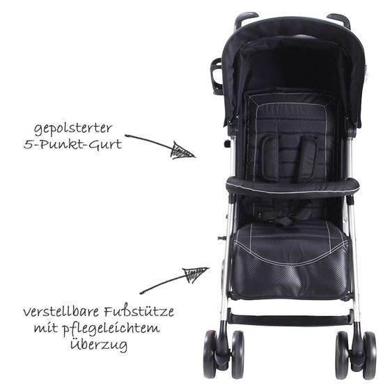 Knorr Baby Buggy Volkswagen GOLF - Schwarz