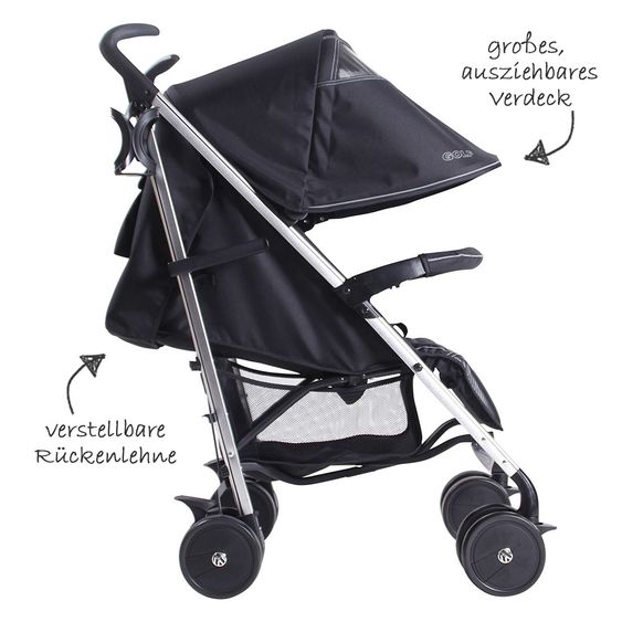 Knorr Baby Buggy Volkswagen GOLF - Schwarz