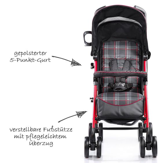 Knorr Baby Buggy Volkswagen GTI - Schwarz Rot