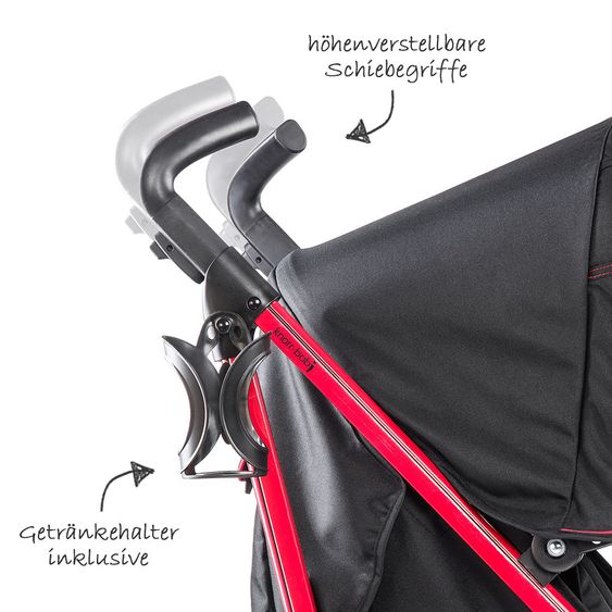 Knorr Baby Buggy Volkswagen GTI - Schwarz Rot