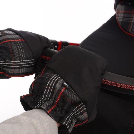 Knorr Baby Fleece-Handschuhe Volkswagen GTI - Karos - Schwarz