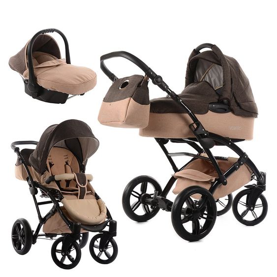 Knorr Baby Kinderwagen-Set Voletto - Sahara-Braun