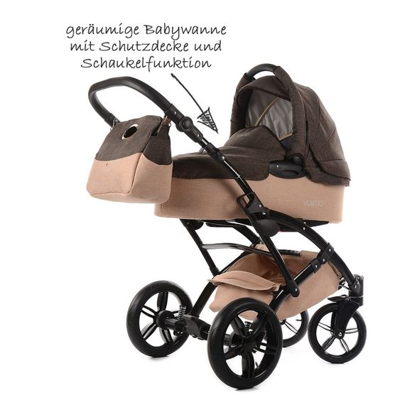 Knorr Baby Kinderwagen-Set Voletto - Sahara-Braun