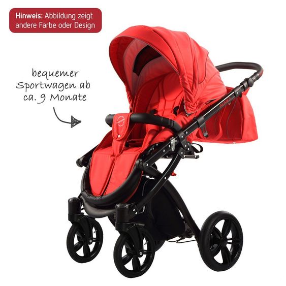 Knorr Baby Kombi-Kinderwagen Alive Born to Ride - Schwarz