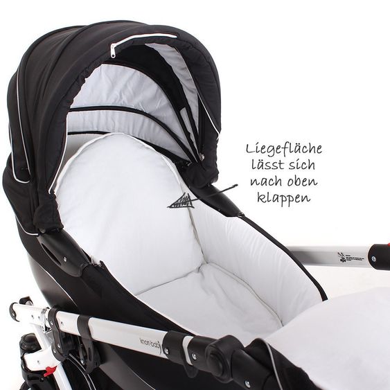 Knorr Baby Kombi-Kinderwagen Alive Born to Ride - Schwarz