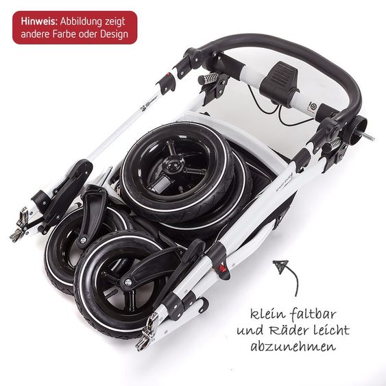 Knorr Baby Kombi-Kinderwagen Alive Born to Ride - Schwarz