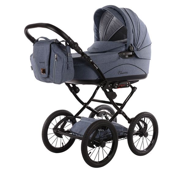 Knorr Baby Kombi-Kinderwagen Classico Emotion - Light Blue