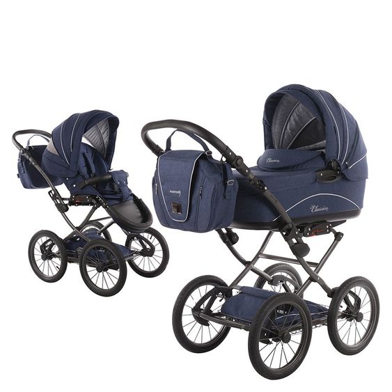 Knorr Baby Kombi-Kinderwagen Classico Emotion - Night Blue
