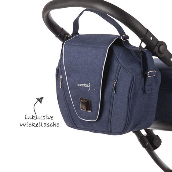 Knorr Baby Kombi-Kinderwagen Classico Emotion - Night Blue