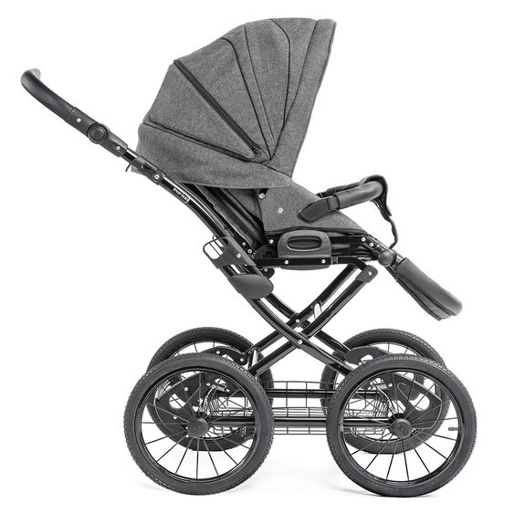 Knorr Baby Kombi-Kinderwagen Classico Exklusiv - Melange Grau
