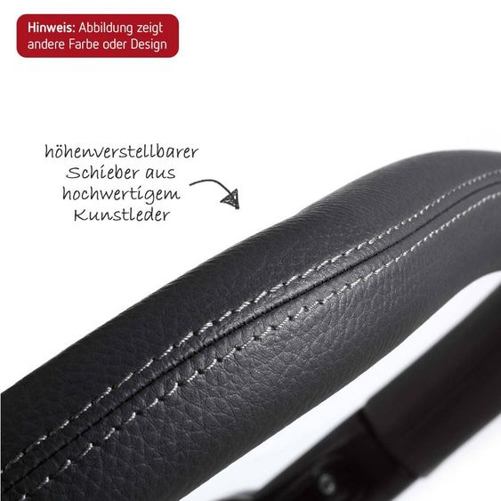 Knorr Baby Kombi-Kinderwagen Classico mit Luftreifen inkl. Babywanne & Sportsitz - Hellgrau
