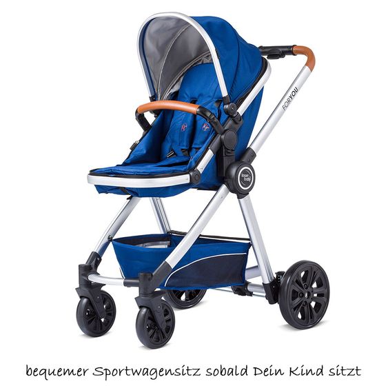 Knorr Baby Kombi-Kinderwagen For You - Blau