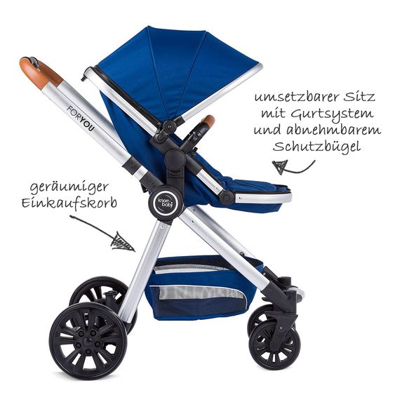 Knorr Baby Kombi-Kinderwagen For You - Blau