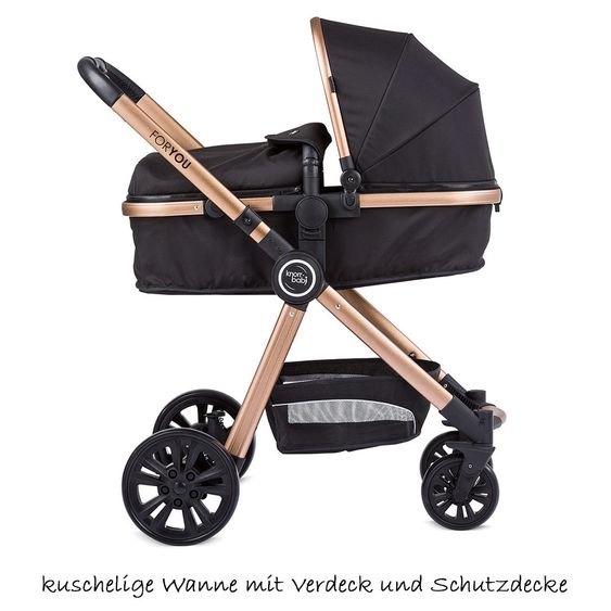 Knorr Baby Kombi-Kinderwagen For You - Schwarz