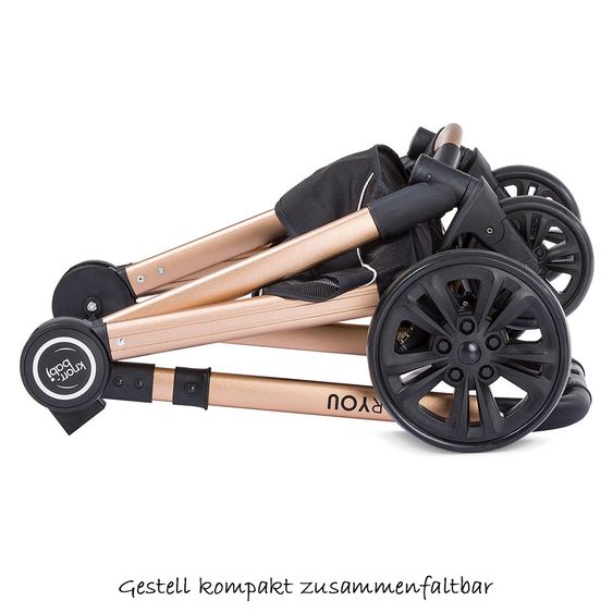Knorr Baby Kombi-Kinderwagen For You - Schwarz