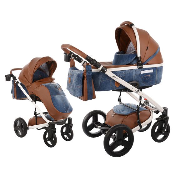 Knorr Baby Kombi-Kinderwagen K-One - Blue Jeans