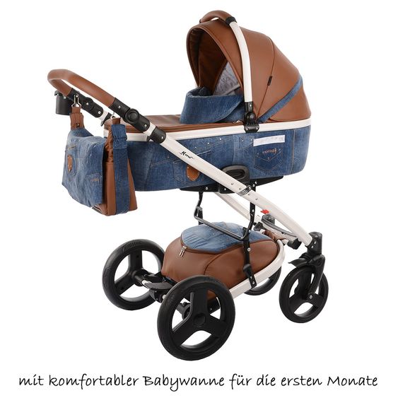 Knorr Baby Kombi-Kinderwagen K-One - Blue Jeans
