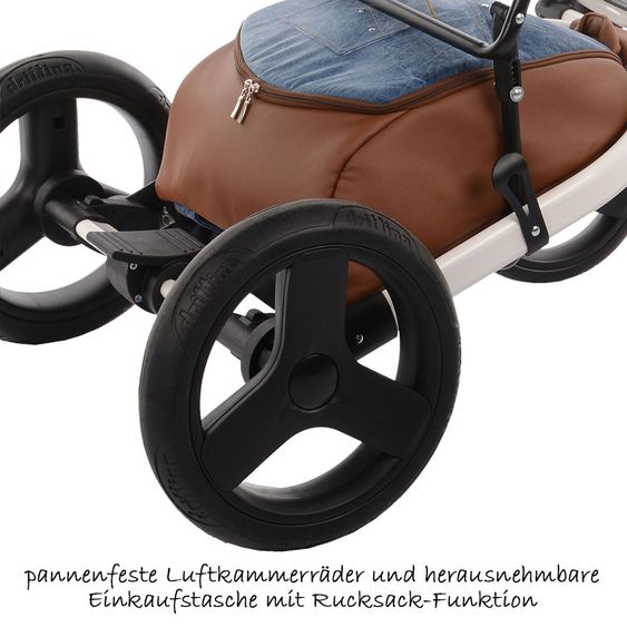Knorr Baby Kombi-Kinderwagen K-One - Blue Jeans