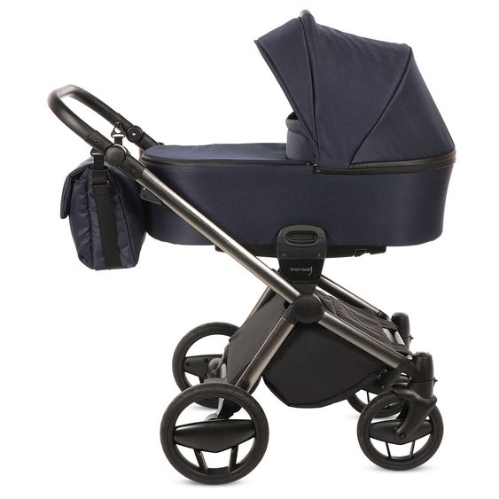 Knorr Baby Kombi-Kinderwagen LIFE+ SET inkl. Babywanne & Sportsitz - Marine