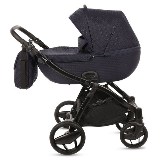 Knorr Baby Kombi-Kinderwagen Piquetto inkl. Babywanne & Sportsitz - Blau