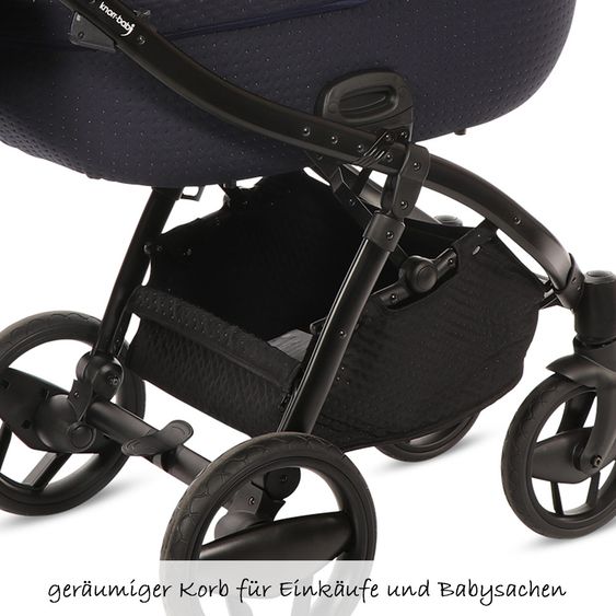 Knorr Baby Kombi-Kinderwagen Piquetto inkl. Babywanne & Sportsitz - Blau