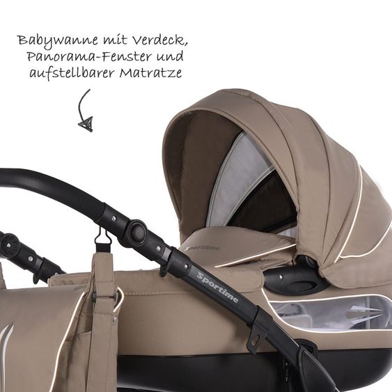 Knorr Baby Kombi-Kinderwagen Sportime - Beige