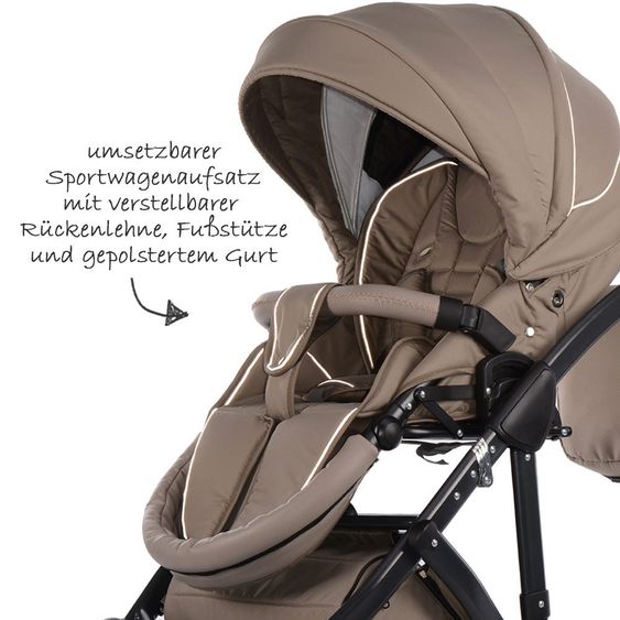 Knorr Baby Kombi-Kinderwagen Sportime - Beige
