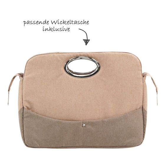 Knorr Baby Kombi-Kinderwagen Voletto Happy Colour - Sand Beige