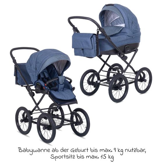 Knorr Baby Set 9 pezzi passeggino Kreta