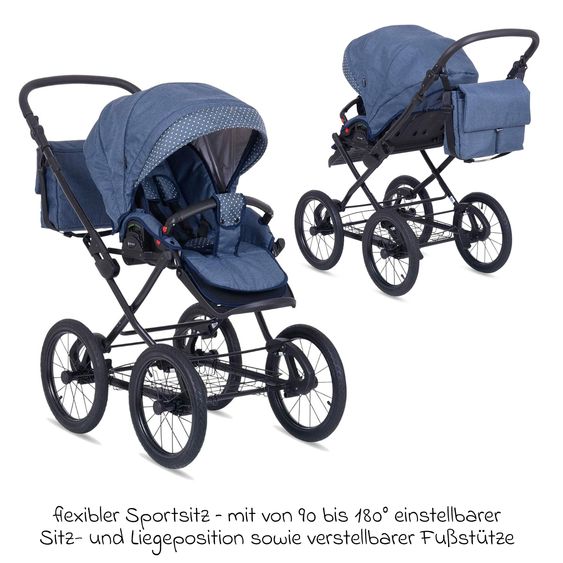 Knorr Baby Set 9 pezzi passeggino Kreta