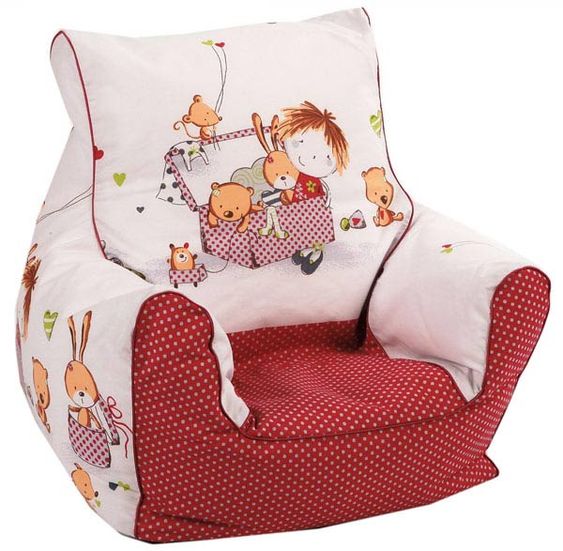 Knorr Baby Mini-Sitzsack - Spielzimmer - Rot