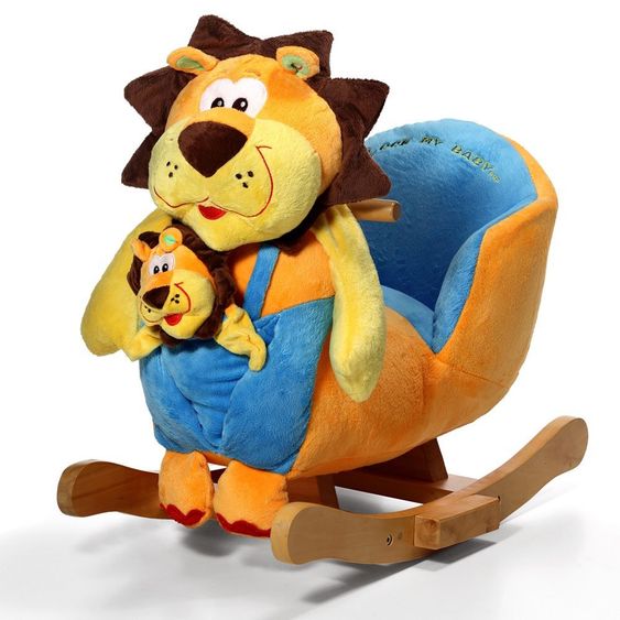 Knorr Baby Rocking lion Toby 2in1 with hand puppet