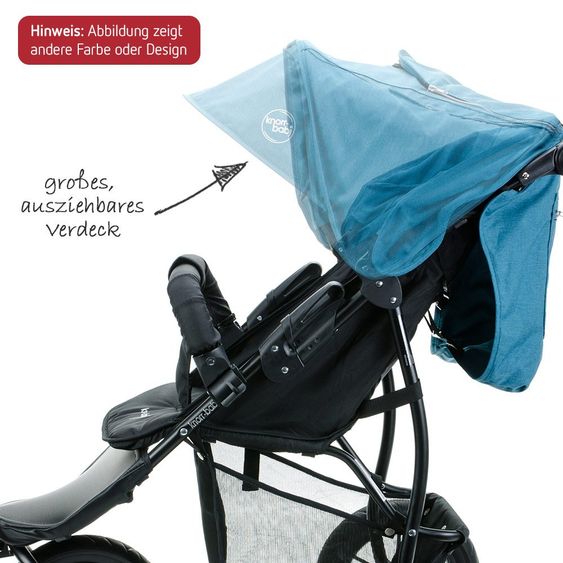 Knorr Baby Sports car Joggy S - Black White