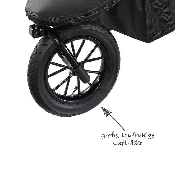 Knorr Baby Sportwagen Joggy S mit Schlummerverdeck - Happy Color - Grün