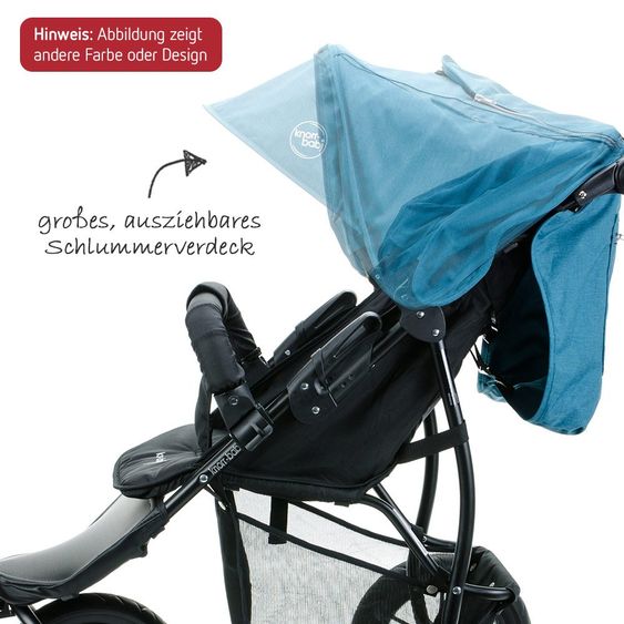 Knorr Baby Sportwagen Joggy S mit Schlummerverdeck - Happy Color - Rot