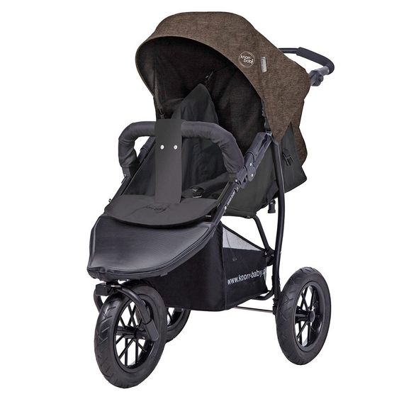 Knorr Baby Passeggino Joggy S con capottina per il sonno - marrone melange