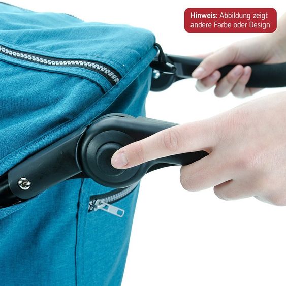 Knorr Baby Passeggino Joggy S con capottina per il sonno - marrone melange