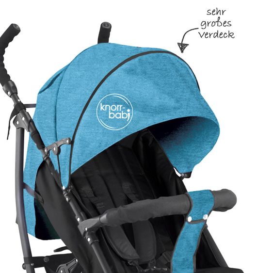 Knorr Baby Passeggino V-Easy Fold - Blu Melange