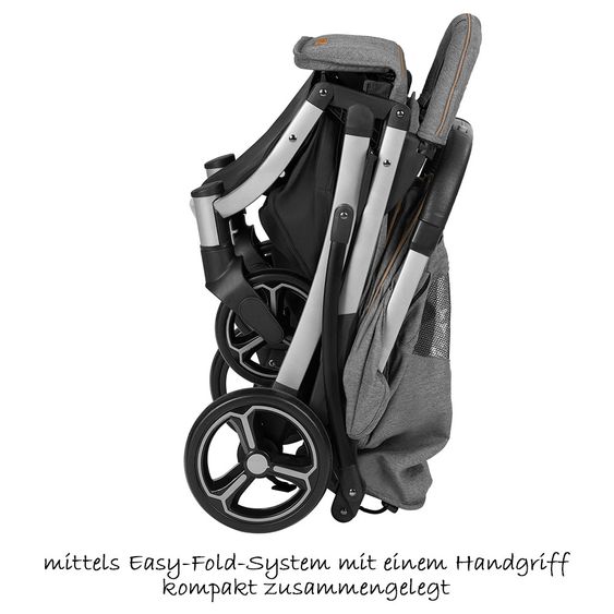 Knorr Baby Sportwagen X-Easy Fold - Melange-Grau