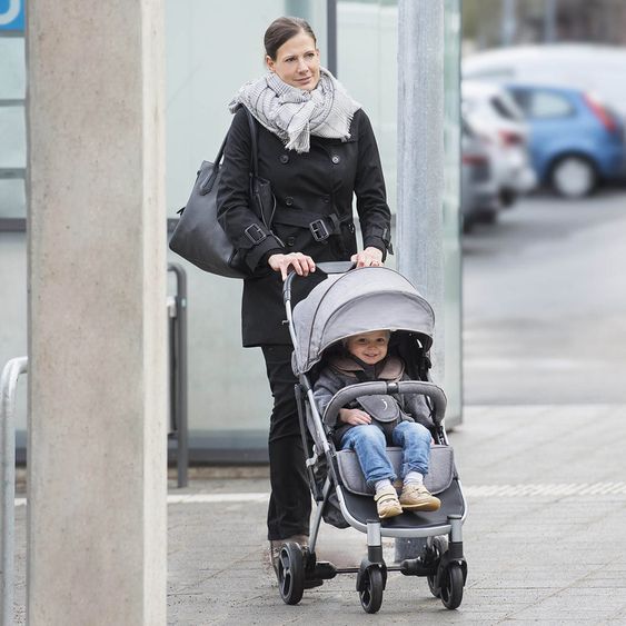 Knorr Baby Sportwagen X-Easy Fold - Melange-Grau