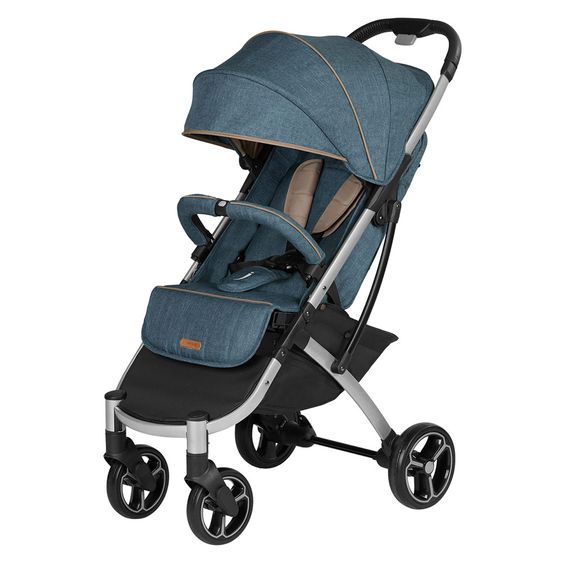 Knorr Baby Sportwagen X-Easy Fold - Melange Jeans-Blau