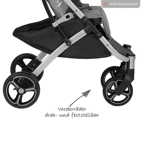 Knorr Baby Sportwagen X-Easy Fold - Melange Jeans-Blau