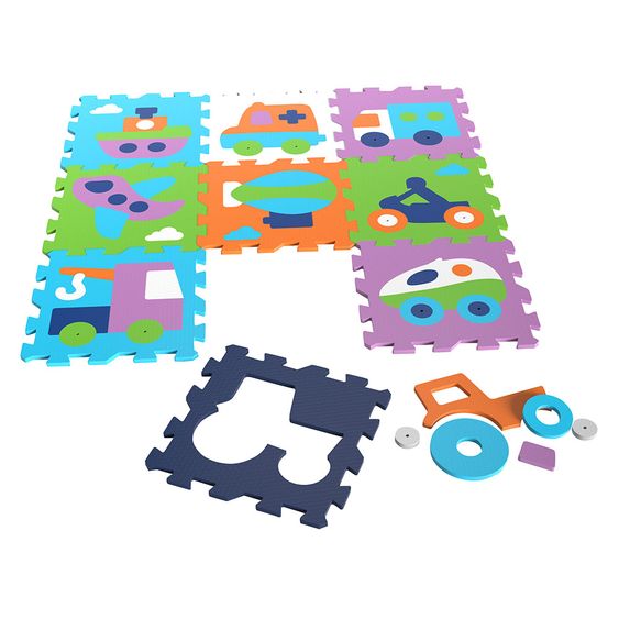 Knorrtoys 9-tlg. Puzzlematte Fahrzeuge